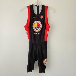 Castelli Cycling Bib Shorts One Piece Padded Men's M Bike Comfort Performance